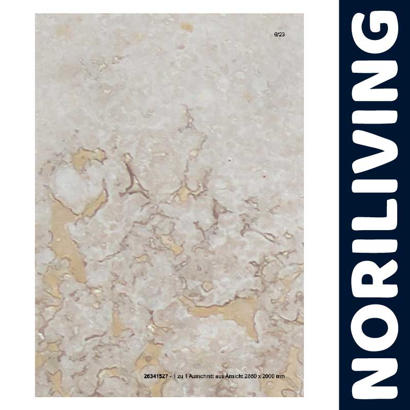 Beige Natursteinfliese mit marmorierter Oberfläche, Produkt von Noriliving
