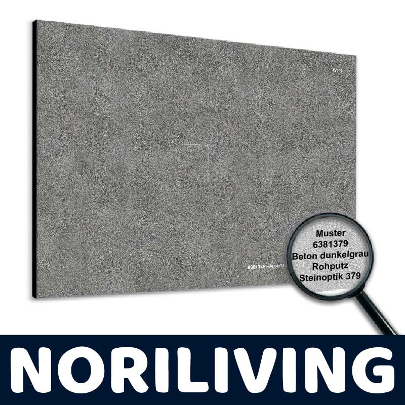 Produktfoto von NORILIVING: Beton dunkelgrau Rohputz Muster 6381379 mit Steinoptik für moderne Wandgestaltung